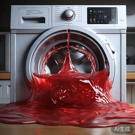 可乐浸泡洗衣机清洗