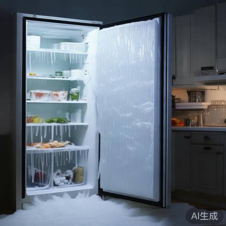 冰箱水分结冰，冷藏室结霜