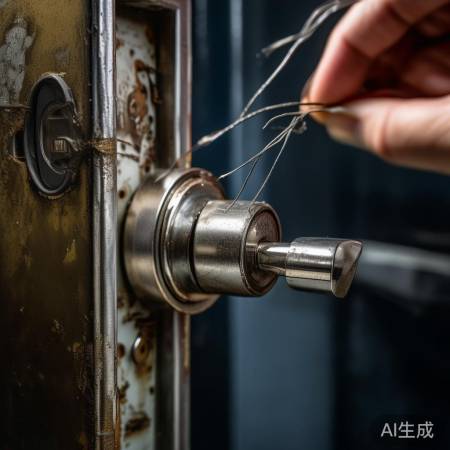 检查门锁,磨损换新