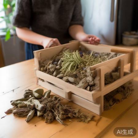 定期检查冰箱药材