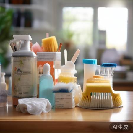 清洁工具准备齐全