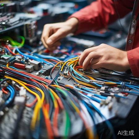 连接线材步骤