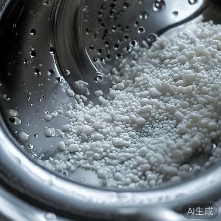 洗衣粉与水质致白色颗粒