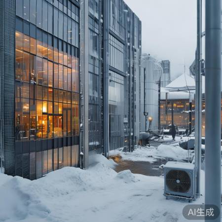 北方工厂空气能供暖