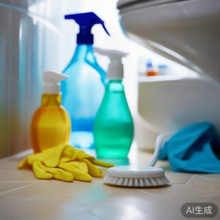 准备清洁工具,戴手套防细菌
