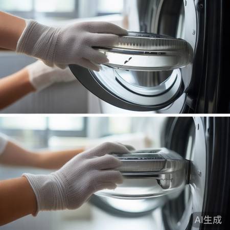 洗衣机门关不上,观察解决