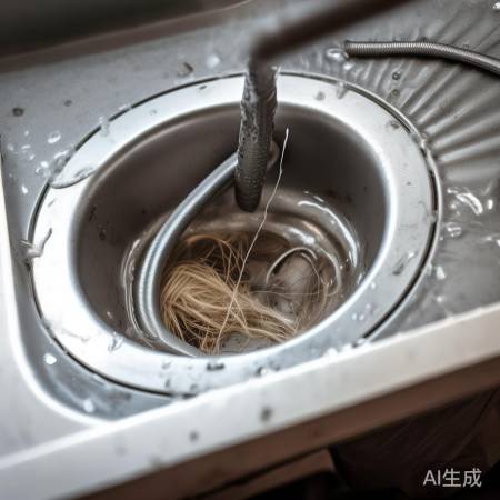 E6排水管堵塞处理