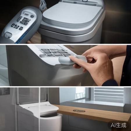 马桶遥控器布局紧凑,操作不便