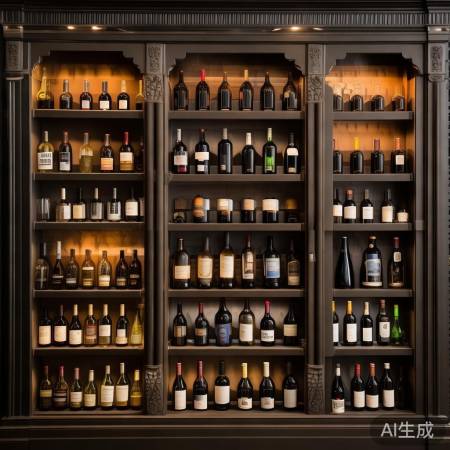 酒柜布局如艺术品