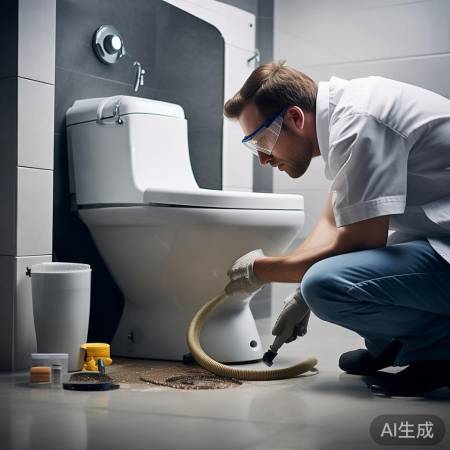 检查地漏,防马桶漏水