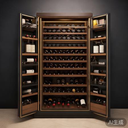 实用性强,人性照明酒柜