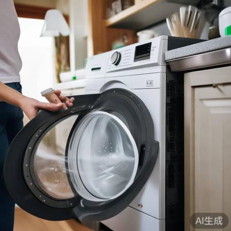 洗衣机清洗门圈防漏水