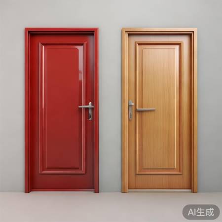 防盗门材质多样,色彩搭配各异