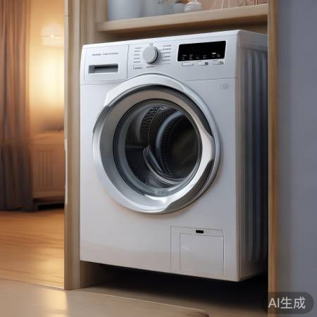 墙排洗衣机省空间,生活品质提升
