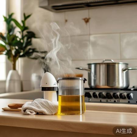 做饭后及时清理油烟机