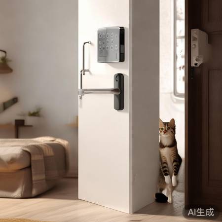 博汇指纹锁,性价高,猫狗解锁烦