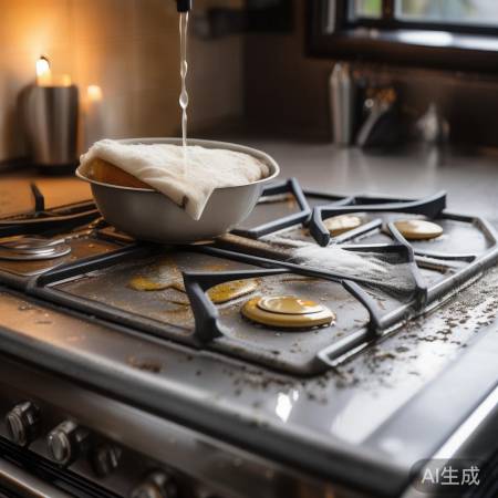 燃气灶定期清洁