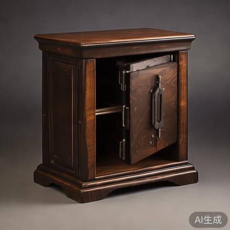 Deli得力保险柜24H师傅服务介绍〖床头柜巧装保险柜，安全收纳两不误〗