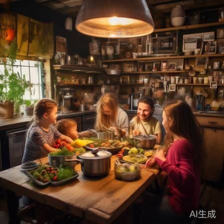 “厨房温馨,生活态度”