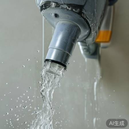 硬水导致热水器喷水