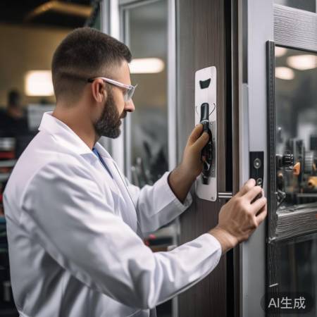 安装锁具步骤完成