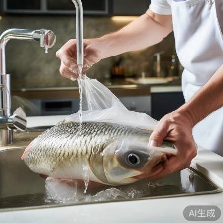 “烹饪前,速洗鲤鱼去霜”
