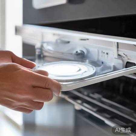 集成灶LED灯换装易,耐心细心