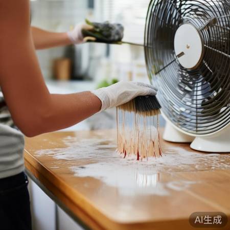 风扇叶片清洁步骤