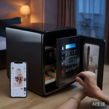 智能保险柜,便捷多解锁方式
