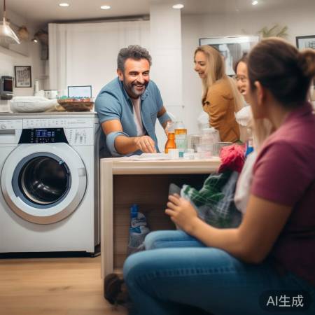 三星(SAMSUNG)洗衣机官方网点阐明，自动洗衣机甩干步骤解析：需不需要放水？