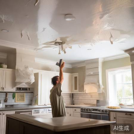 吊顶修补,美观防漏