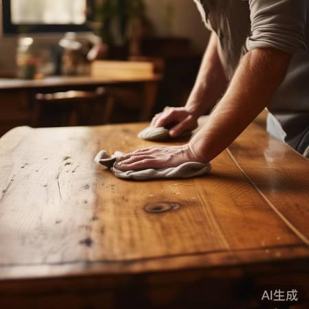 擦拭步骤展示