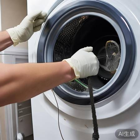 清理洗衣机管道杂物