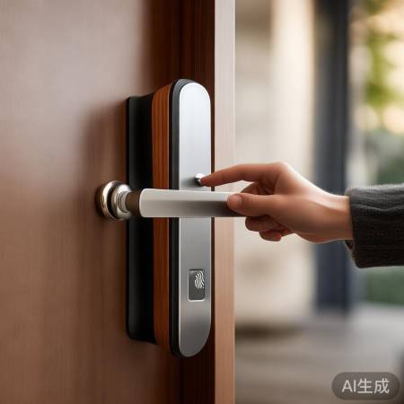 宇视指纹锁,多解锁方式,出门不