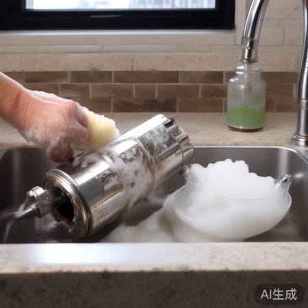 白醋助洁精除油污