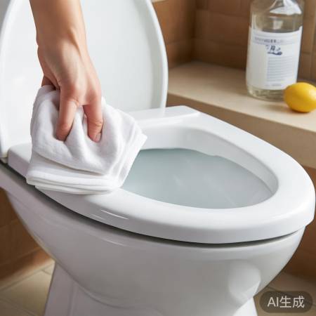 马桶盖清洁,白醋除垢