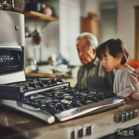 燃气灶触摸点火不适宜老人小孩