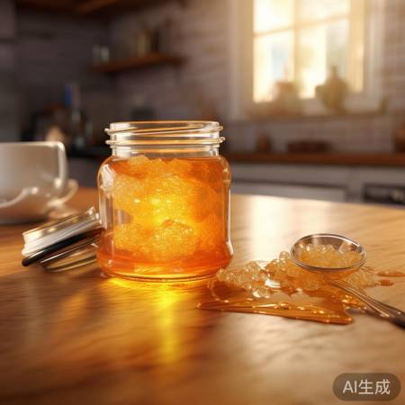 蜂蜜结晶易凝固,冰箱存不便