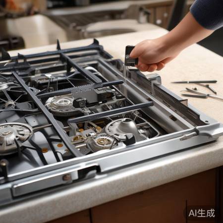 燃气灶面板拆解步骤