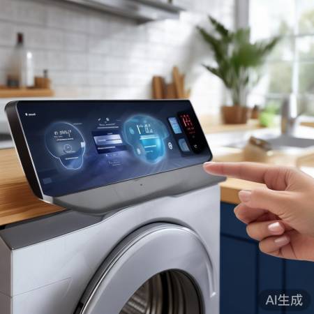 智能洗衣机，一键操控，省心省力