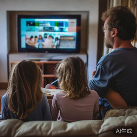 “看电视不宜过长,保护视力颈椎