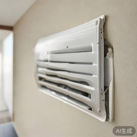 回风口安装牢固