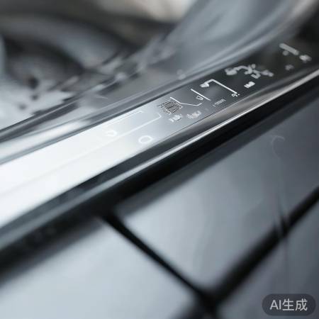 洗衣机面板:自然简约美