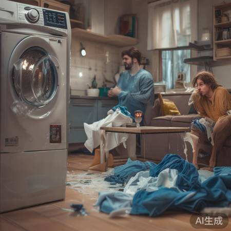 三星洗衣机故障报修服务点传授♛洗衣机漏水会导致停电吗？揭秘原因与预防措施