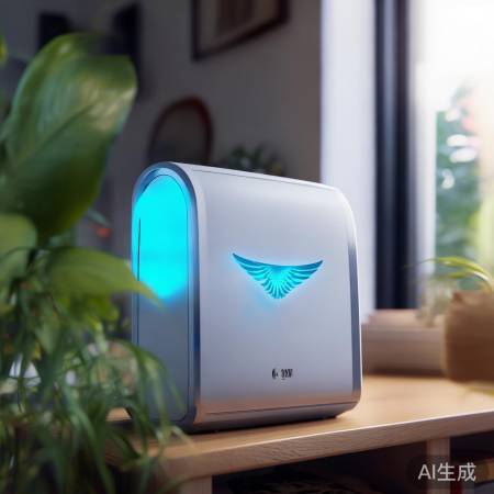 “小蓝翼ii,净化清新空气”