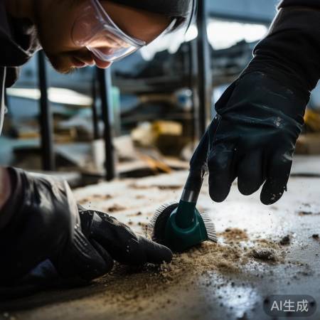 清理焊接处,确保牢固