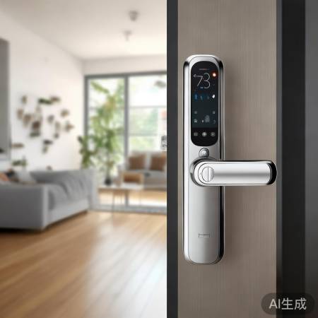 “凯迪仕指纹锁,安全可靠”