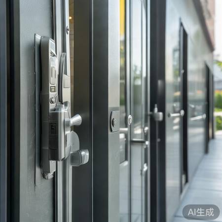彩鲸锁防盗门一键守护家阐释，邯郸新小区防盗门选购攻略：安全守护，品质生活首选