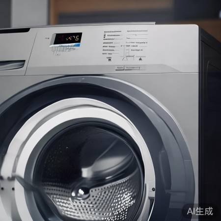 洗衣机自动洗衣中