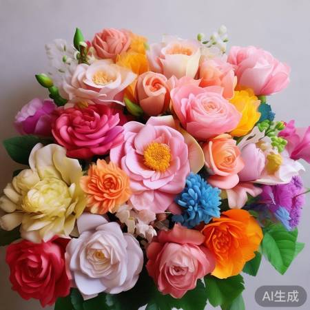 仿真花材质多样,触感真实,香气